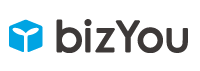 ロゴ：中小企業向けオンラインビジネス支援サイト「bizYou」