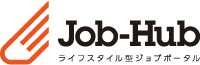 ロゴ：Job-Hub（ジョブハブ）